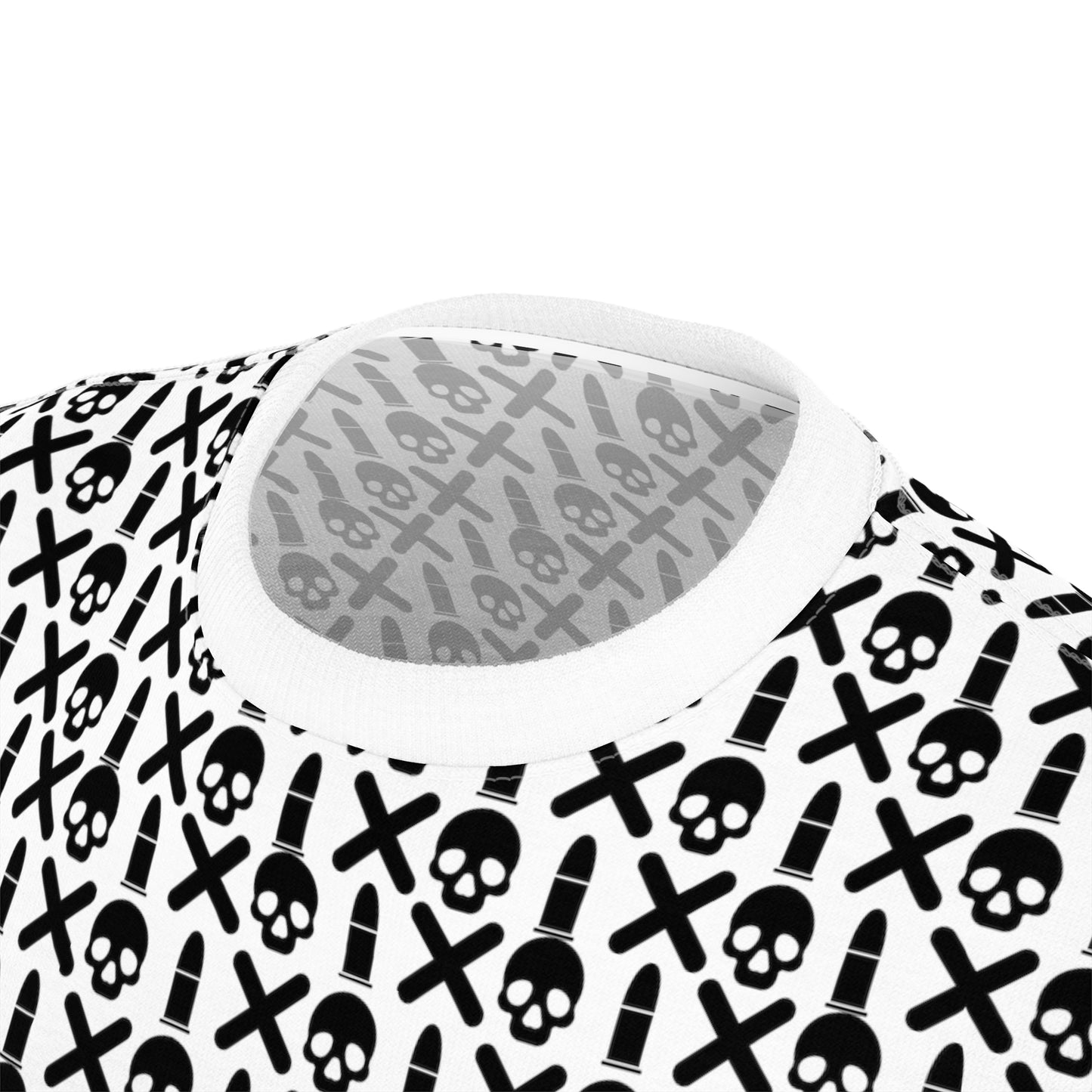 Skulls X Bullets: Unisex Cut & Sew Tee (AOP)